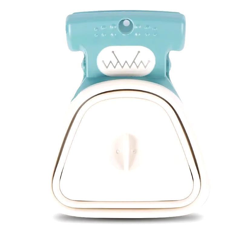 Dog Pet Travel Foldable Pooper Scooper with 1 Roll Decomposable Bags Poop Scoop Clean Pick up Excreta Cleaner