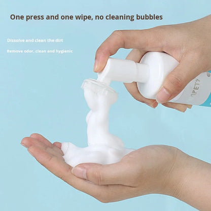 dog and cat paw scrubber magic foam!