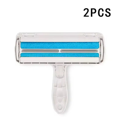 Pet Hair Remover for Cats and Dogs Reusable Self-Cleaning Cotton Plush Roller Set Suitable for Beds Sofas Carpets Cat Beds